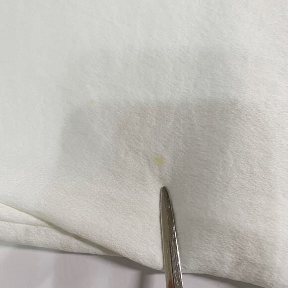 T.La S Womens White Classic Crew Neck Tee Short Sleeve Textured Collar - Picture 9 of 9